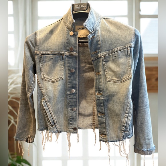L'Agence Janelle Denim Jacket (LIKE NEW) - Picture 1 of 14